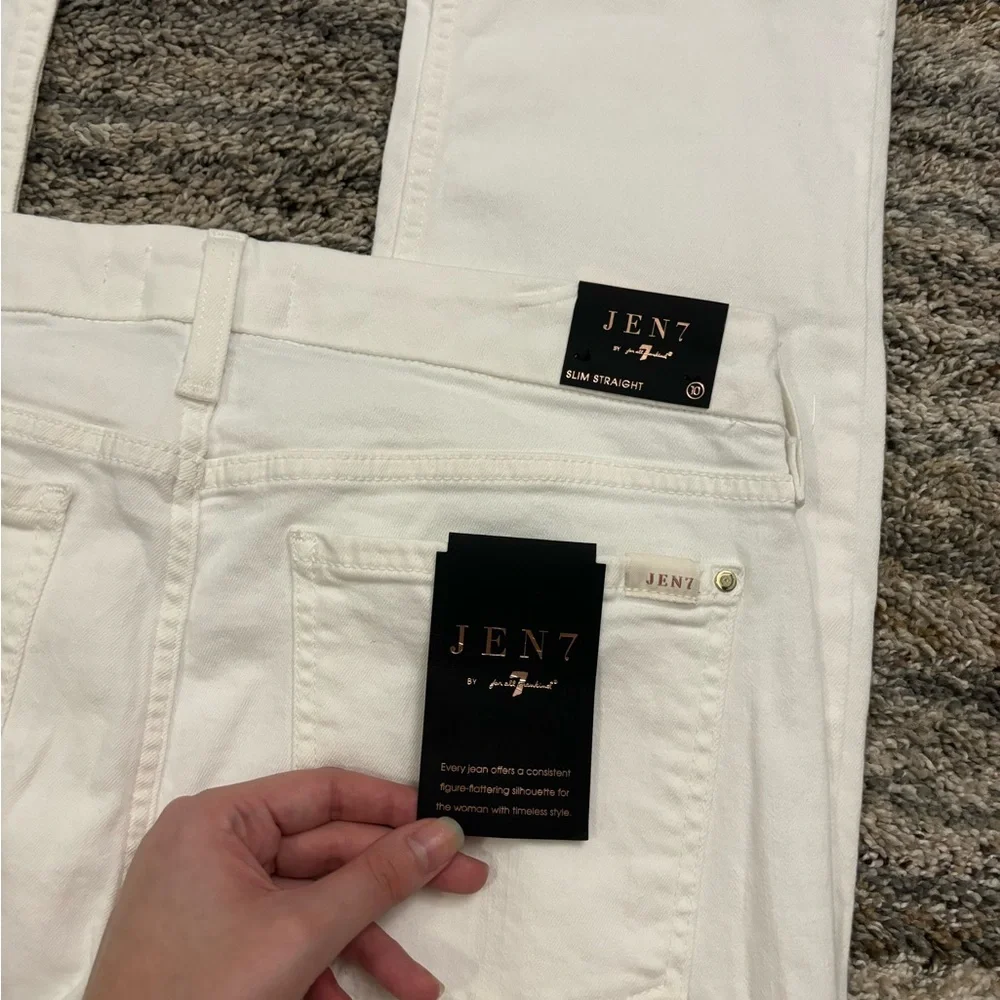 Jen7/7 For All Mankind Slim Straight Leg Jeans Sz 10 NWT | 7 For All Mankind -